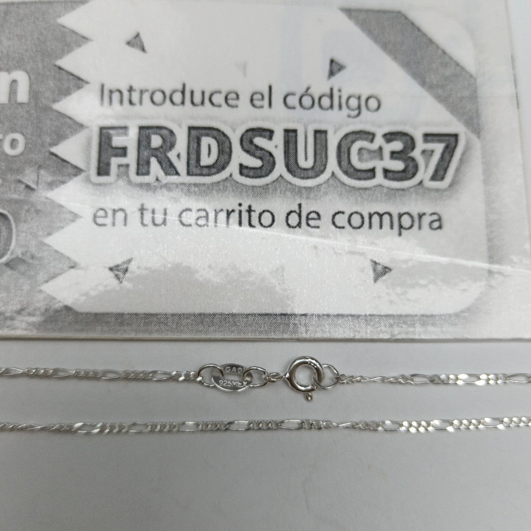 CADENA TEJIDO 3X1 PLATA .925 50 CM 2.1 GR (NUEVO)