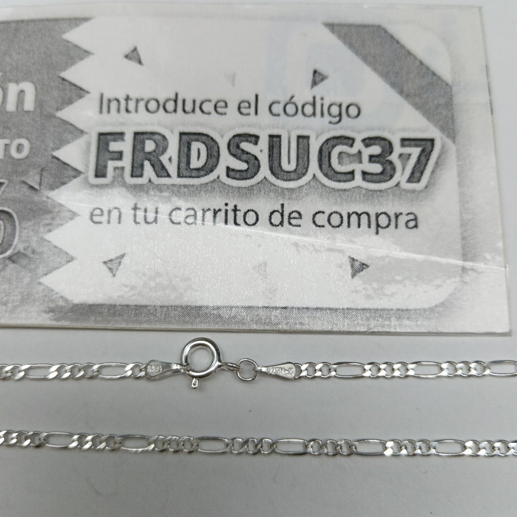 CADENA TEJIDO 3X1 PLATA .925 50 CM 4.3 GR (NUEVO)