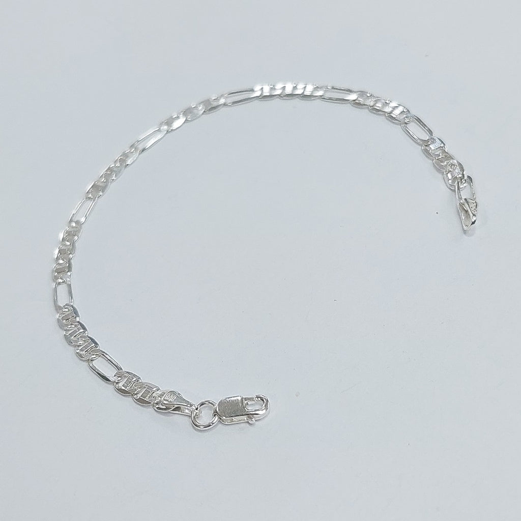 PULSERA TEJIDO 3X1 PLATA .925 16 CM 2.8 GR (NUEVO)
