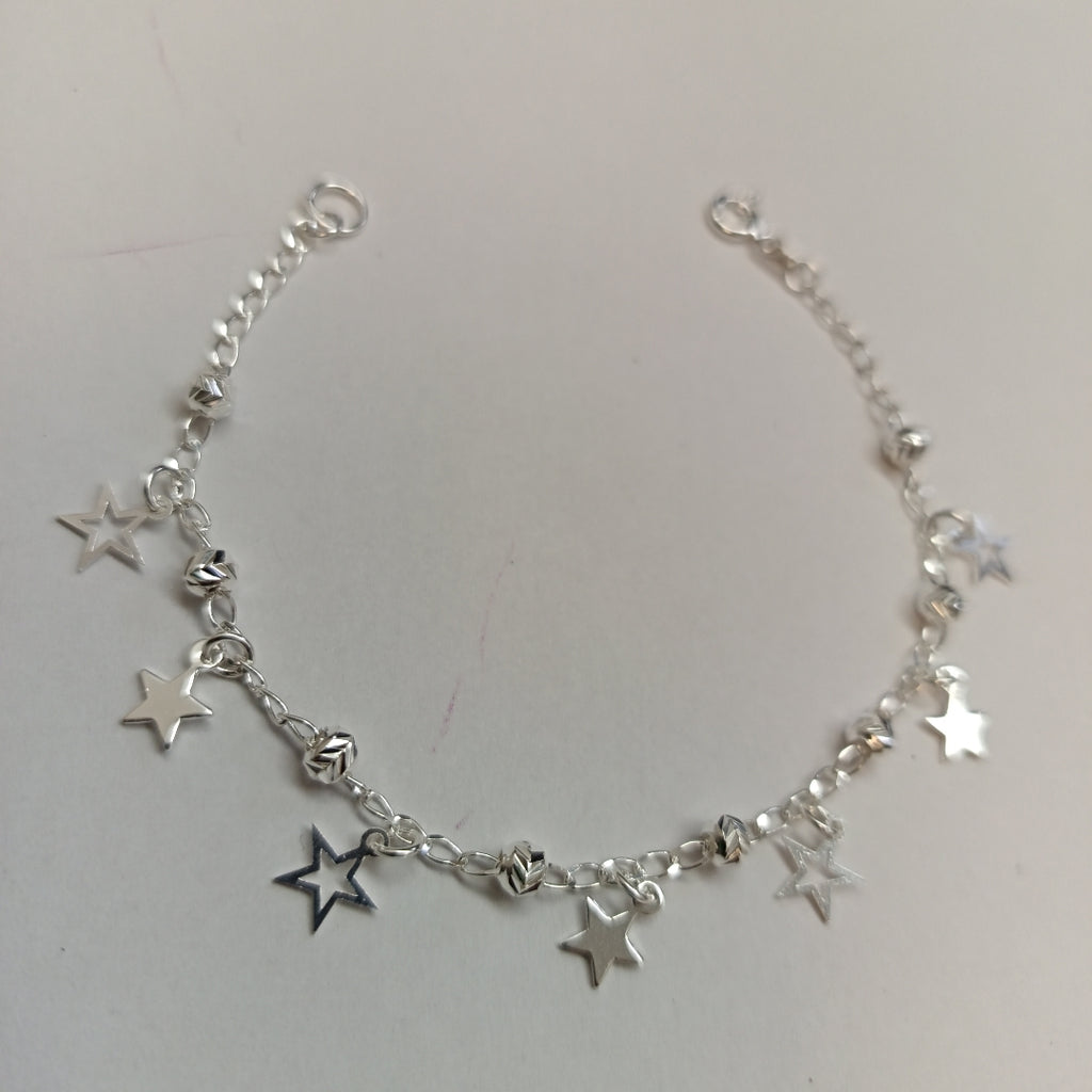 PULSERA TEJIDO ESPECIAL PLATA .925 18 CM 3.1 GR (NUEVO)