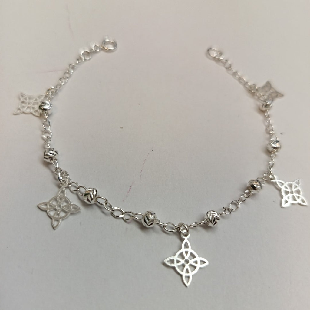 PULSERA TEJIDO ESPECIAL PLATA .925 18 CM 3.2 GR (NUEVO)