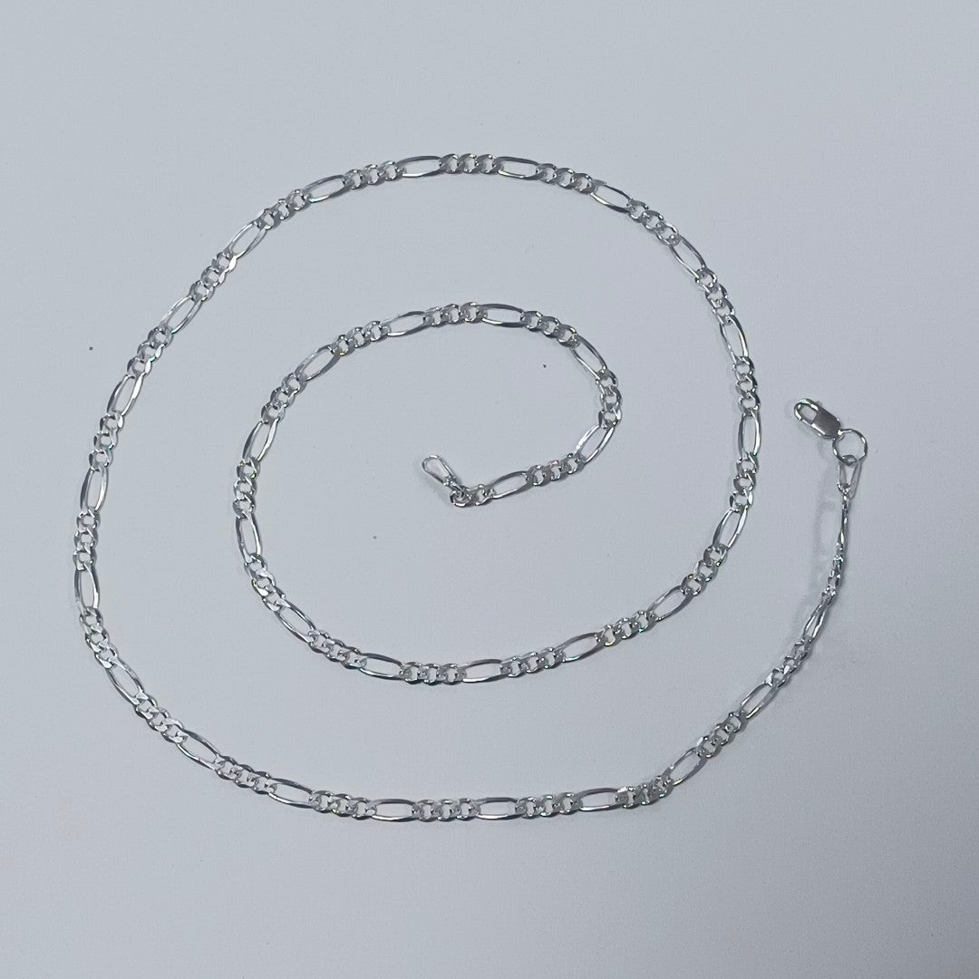 CADENA TEJIDO 3X1 PLATA .925 55 CM 7.3 GR (NUEVO)
