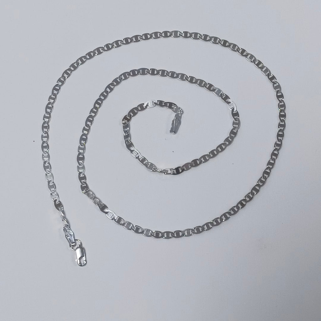 CADENA TEJIDO GUCHI PLATA .925 60 CM 9.8 GR (NUEVO)