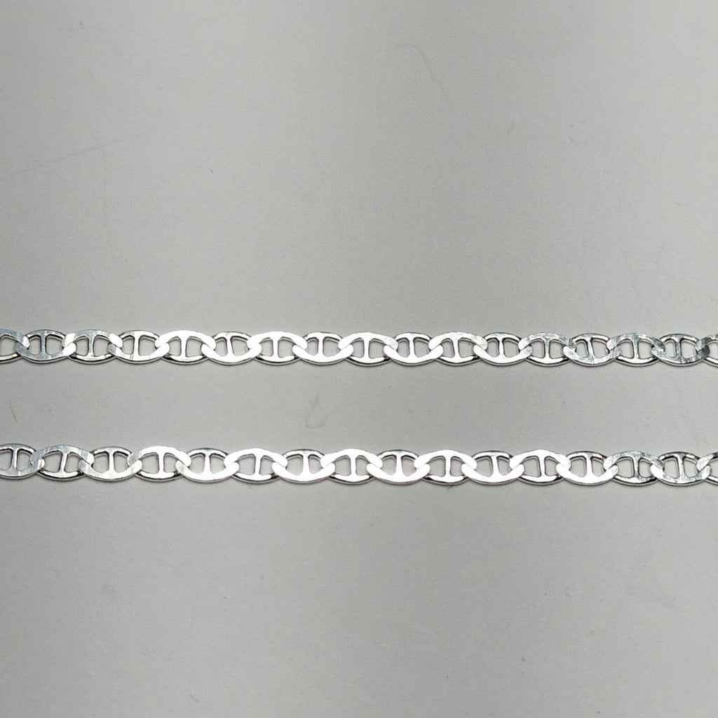 CADENA TEJIDO GUCHI PLATA .925 55 CM 3.7 GR (NUEVO)