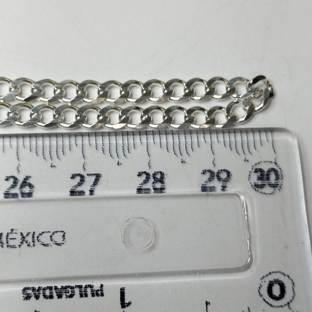 CADENA TEJIDO BARBADO PLATA .925 60 CM 12.9 GR (NUEVO)