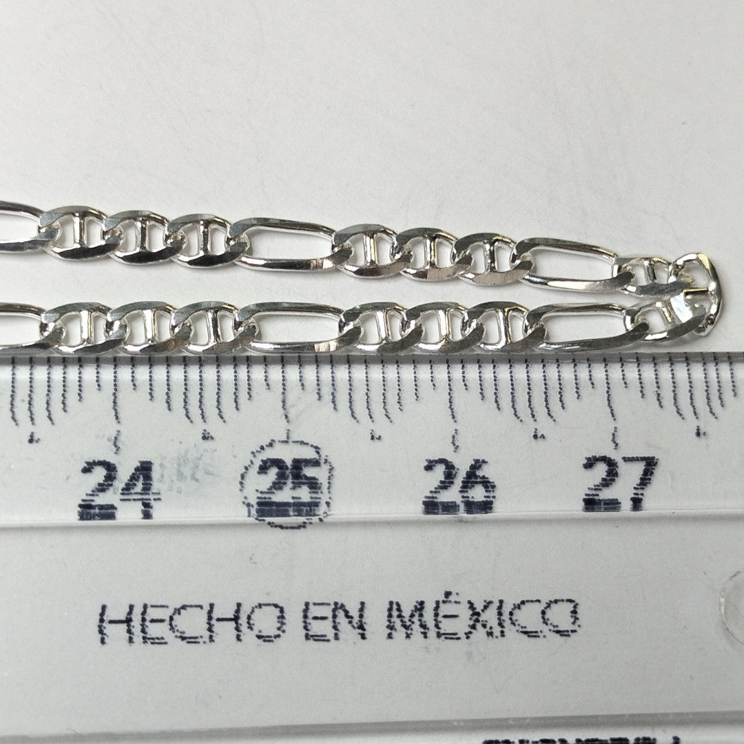 CADENA TEJIDO MARINERO PLATA .925 55 CM 7.9 GR (NUEVO)