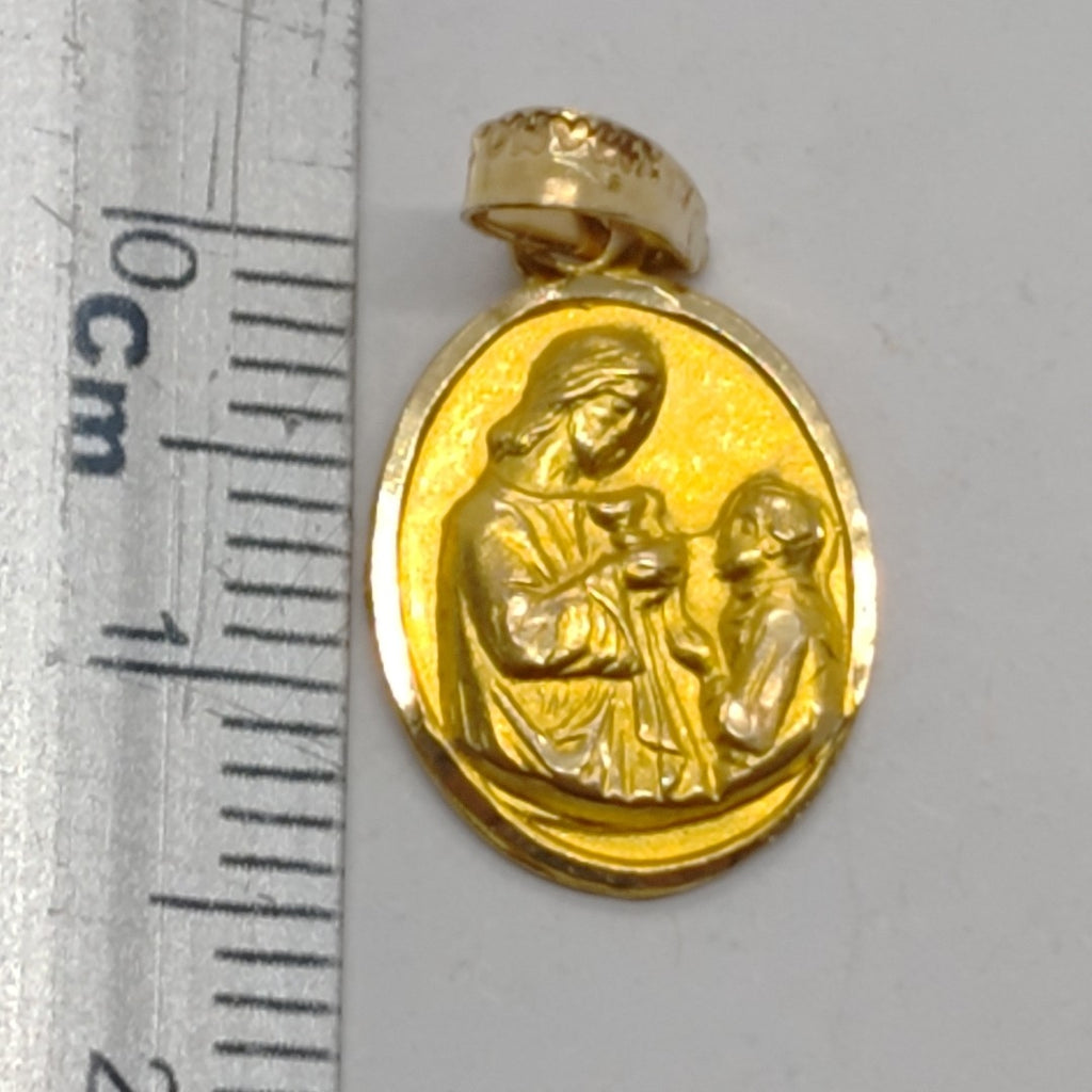MEDALLA PERSONAL ORO 10 K 1 GRMS (SEMINUEVO)