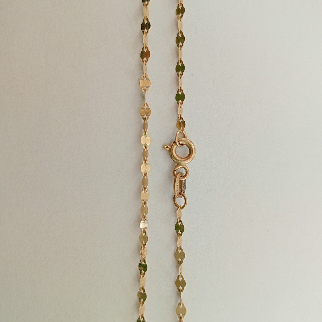 CADENA ORO 14 K 1.81 GRMS (SEMINUEVO)