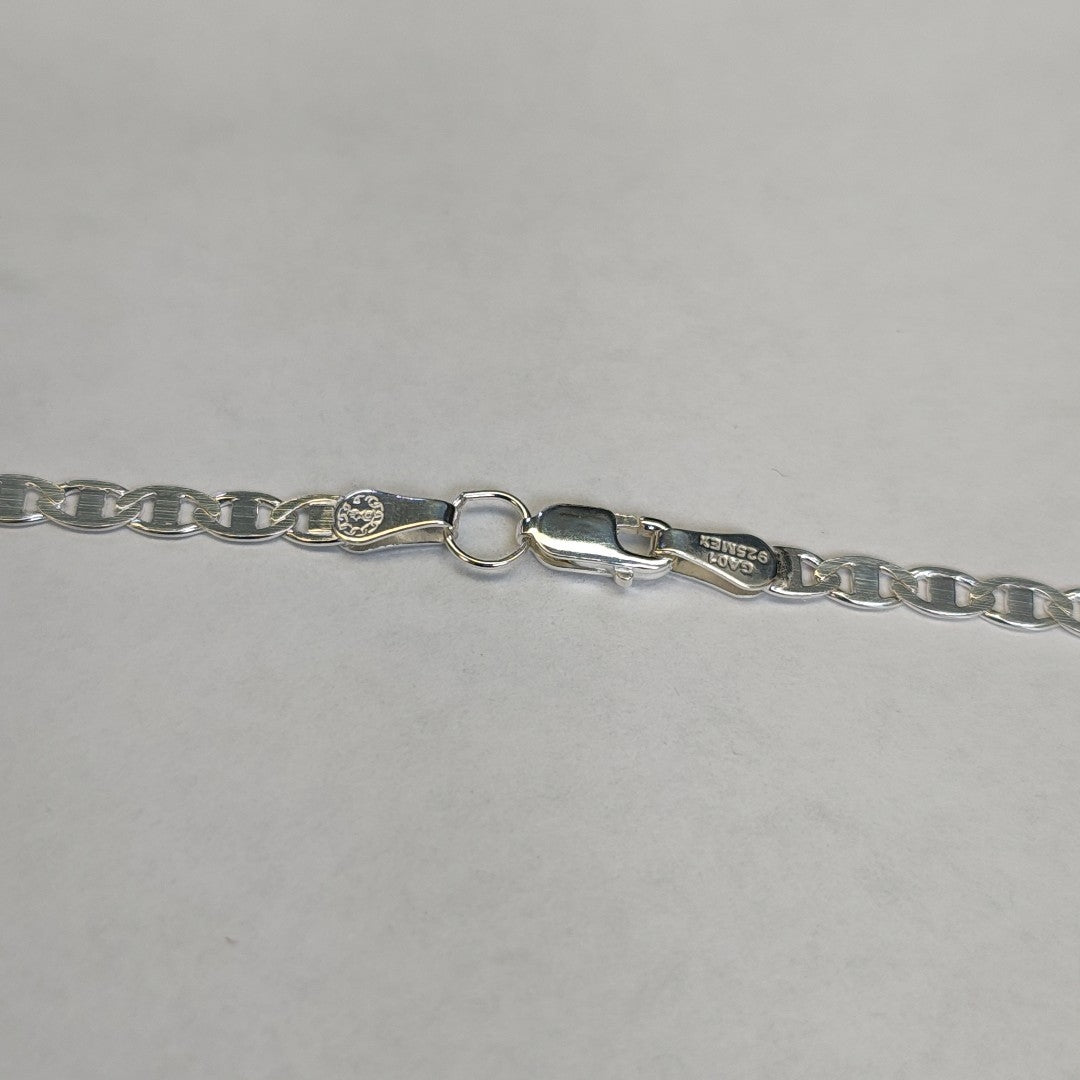 CADENA TEJIDO GUCHI PLATA .925 60 CM 9.6 GR (NUEVO)