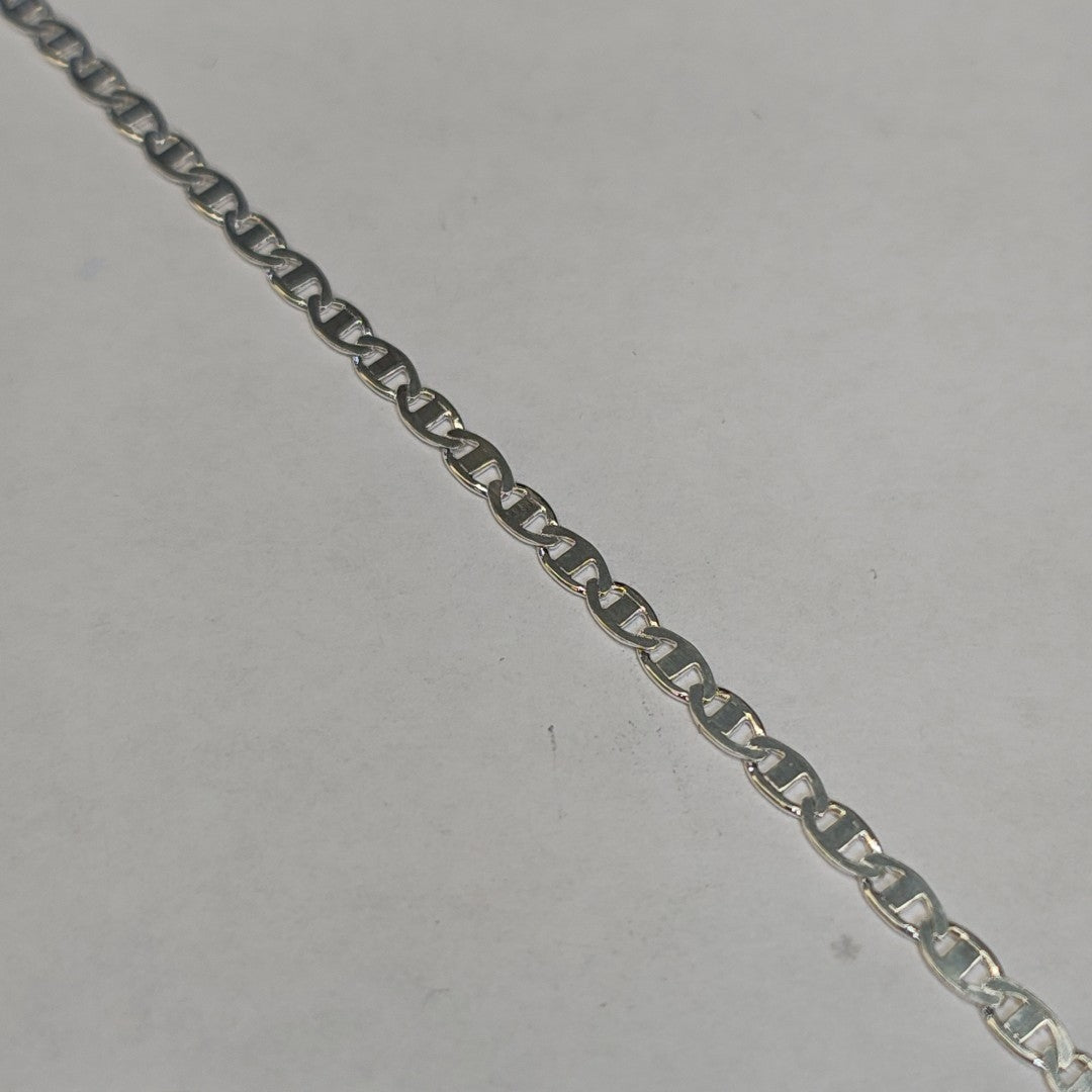 CADENA TEJIDO GUCHI PLATA .925 55 CM 8.3 GR (NUEVO)