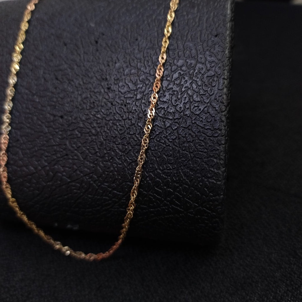 CADENA ORO COMBINADO 14 K 3,30 GRMS (SEMINUEVO)
