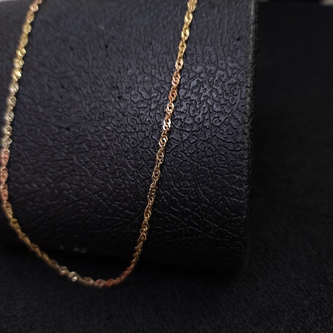 CADENA ORO COMBINADO 14 K 3,30 GRMS (SEMINUEVO)
