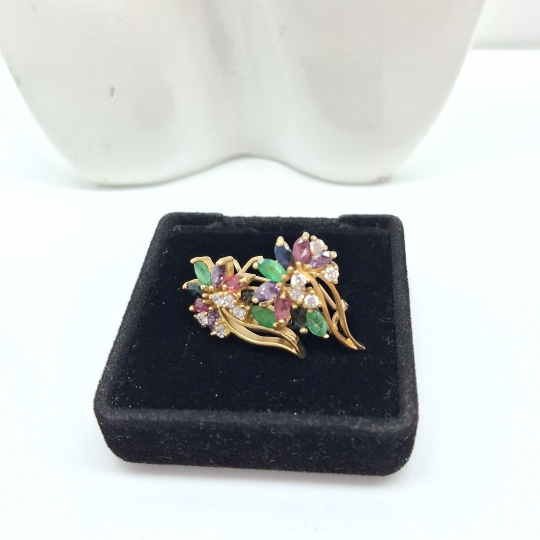 ARETES PAR ORO 14 K 6.7 GRMS (SEMINUEVO)
