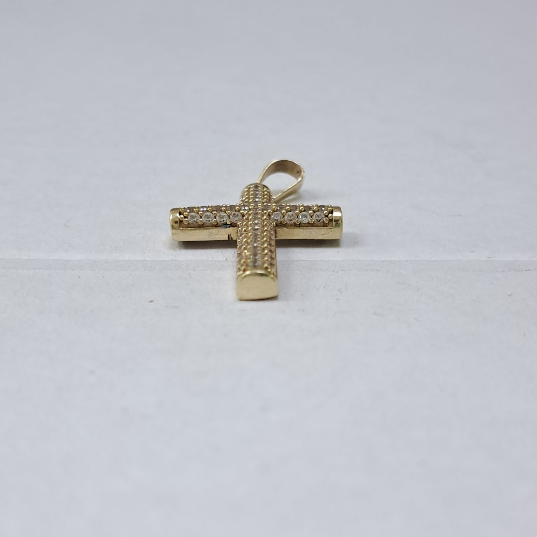 CRUZ, DIJE ORO 14 K 3.6 GRMS (SEMINUEVO)