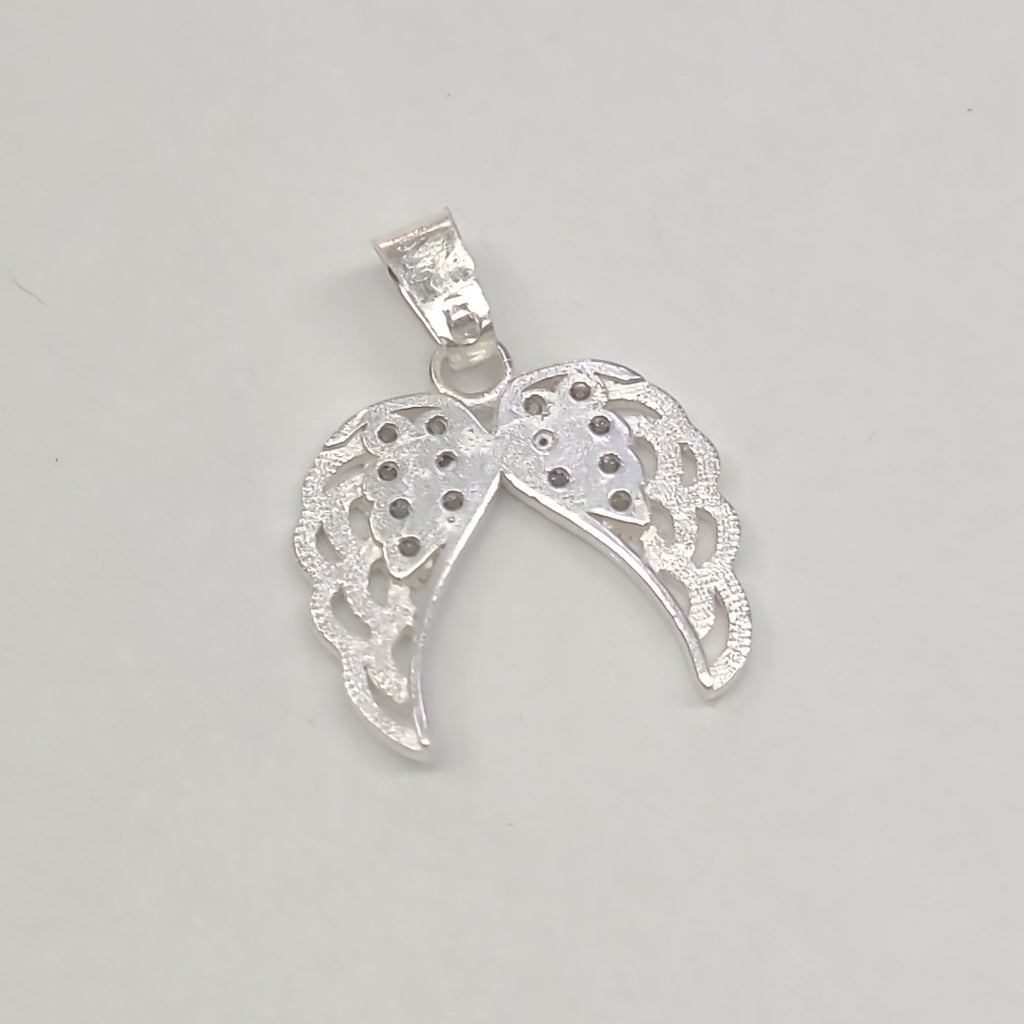 DIJE ALAS C/CIRCONIAS PLATA .925 2.2 GR (NUEVO)