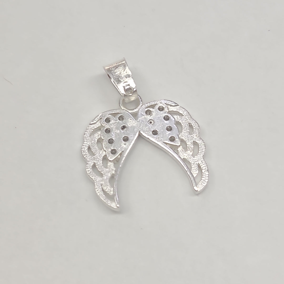 DIJE ALAS C/CIRCONIAS PLATA .925 2.2 GR (NUEVO)