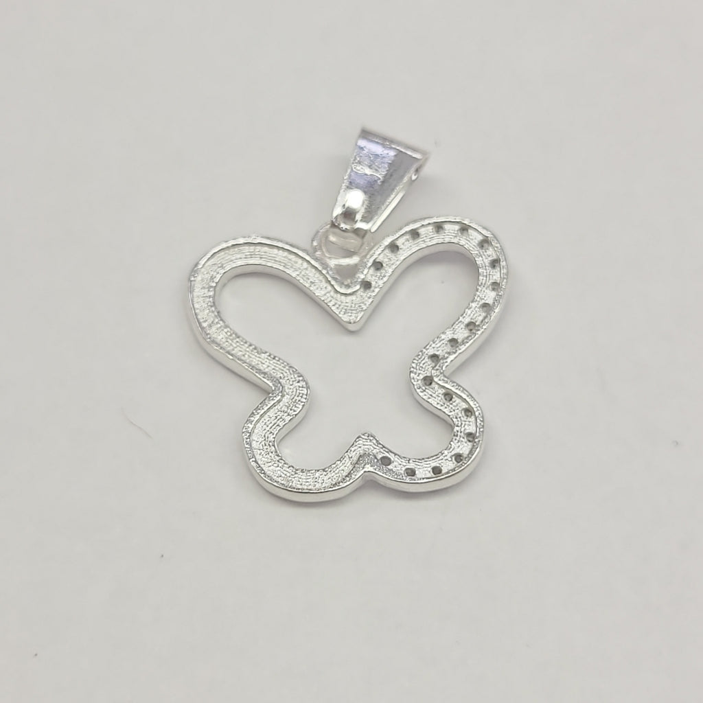DIJE MARIPOSA C/CIRCONIAS PLATA .925 2.3 GR (NUEVO)