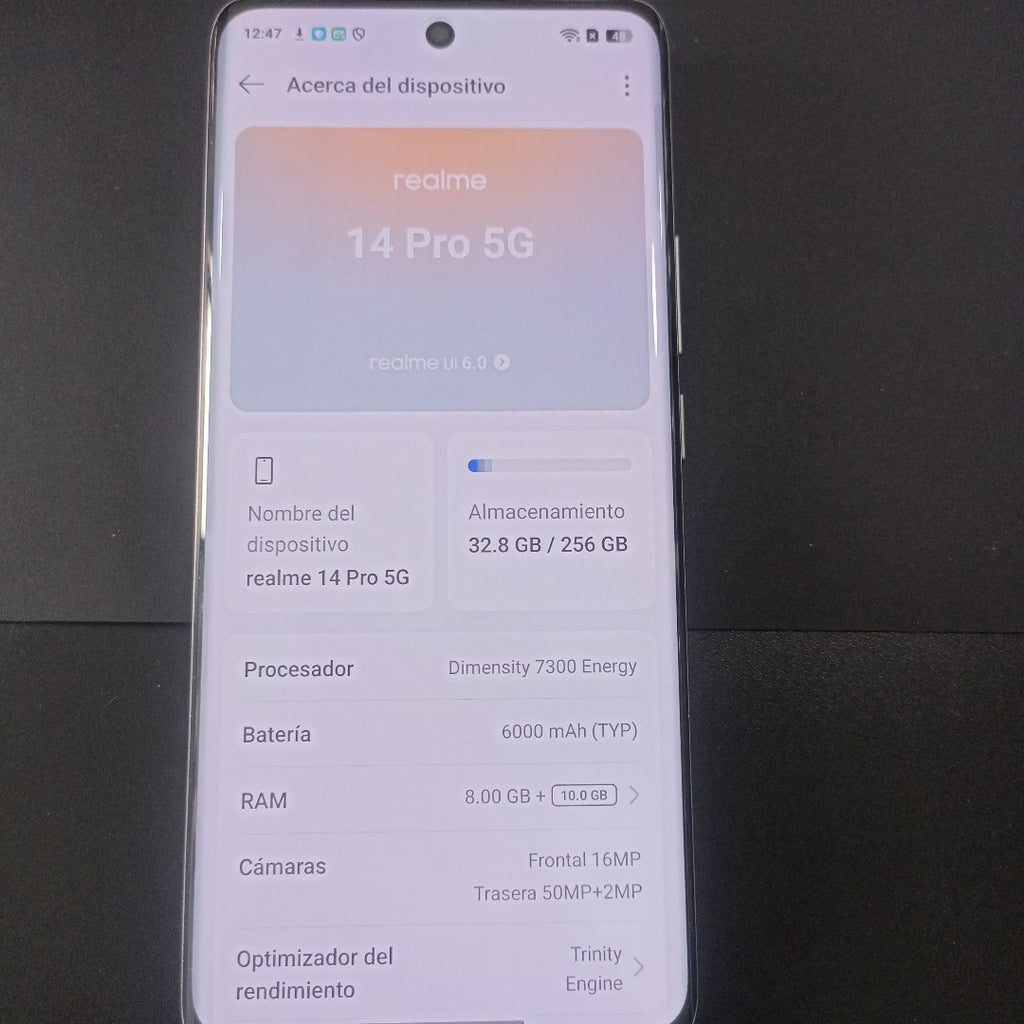 CELULAR REALME 14 PRO 5G RMX5056 (2025) 256 GB 8 GB RAM (SEMINUEVO)