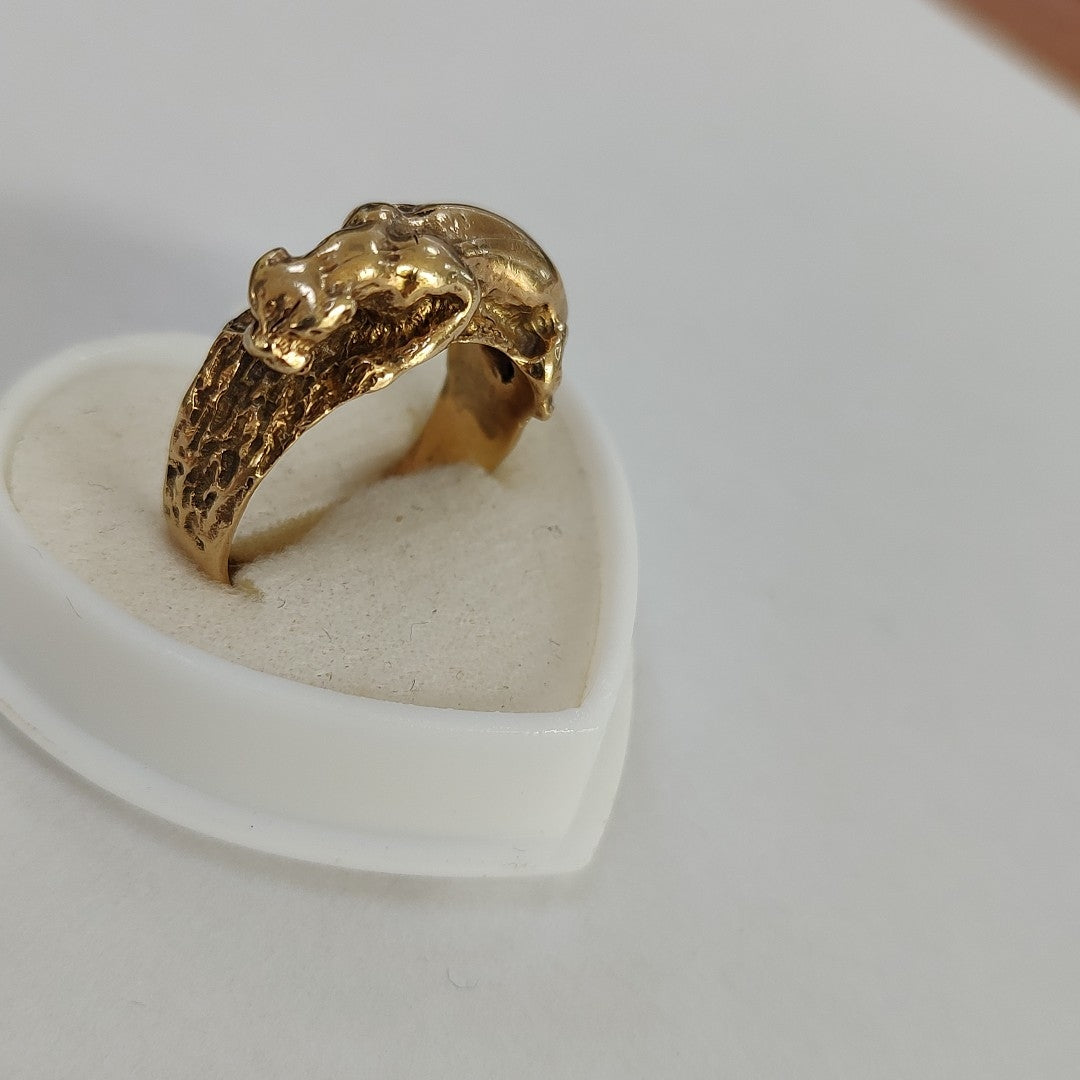 ANILLO ORO 10 K 11,70 GRMS (SEMINUEVO)