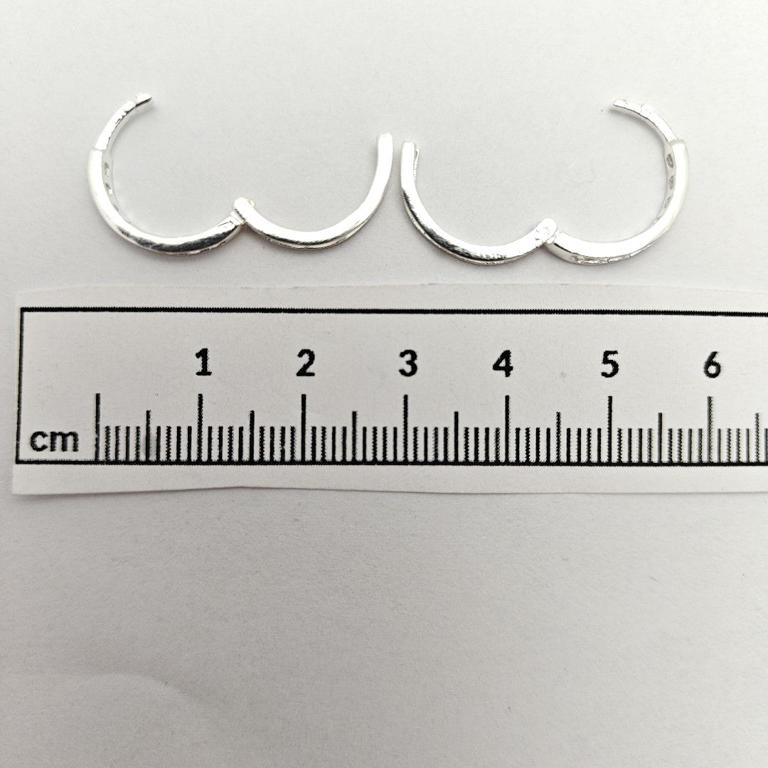 ARRACADAS C/CIRCONIAS PLATA .925 2.1 GR (NUEVO)