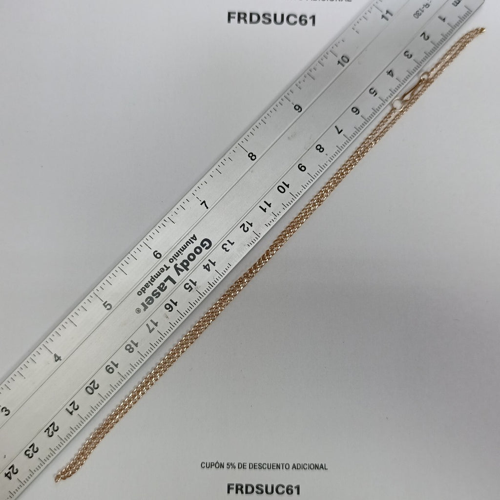 CADENA ORO 8 K 3.6 GRMS (SEMINUEVO)