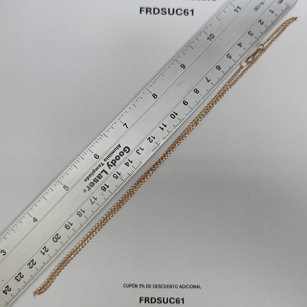 CADENA ORO 8 K 3.6 GRMS (SEMINUEVO)