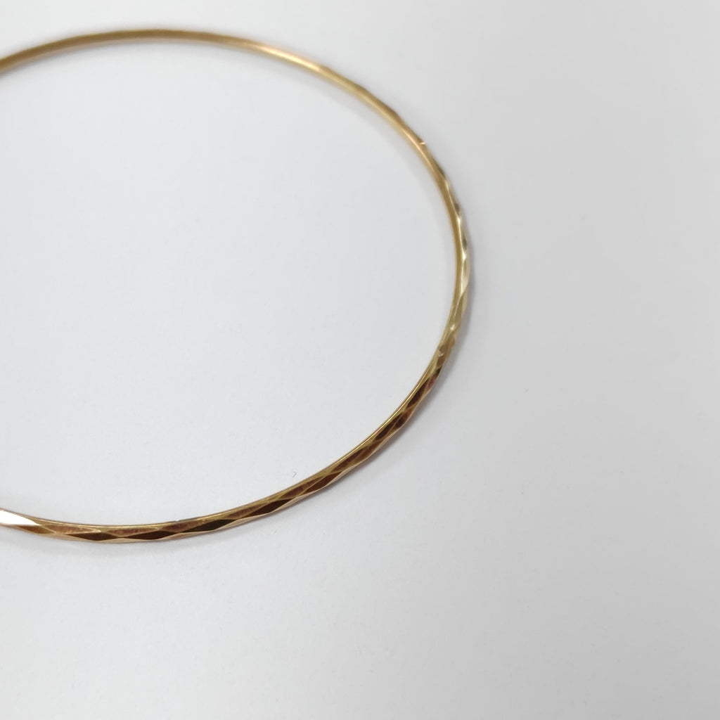 PULSERA RIGIDA ORO 14 K 3,30 GRMS (SEMINUEVO)
