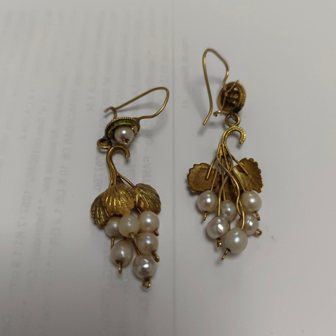 ARETES PAR ORO 10 K 5,90 GRMS (SEMINUEVO)