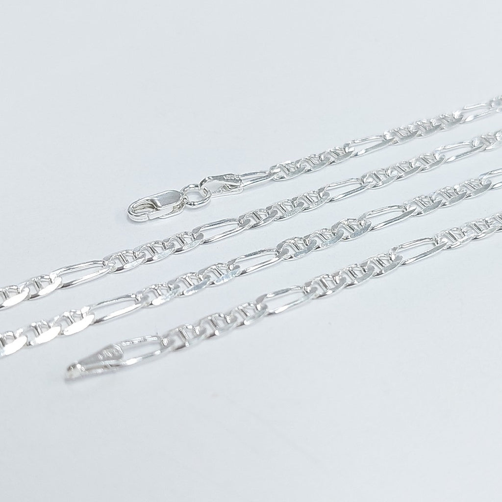 CADENA TEJIDO MARINERO PLATA .925 55 CM 7.8 GR (NUEVO)