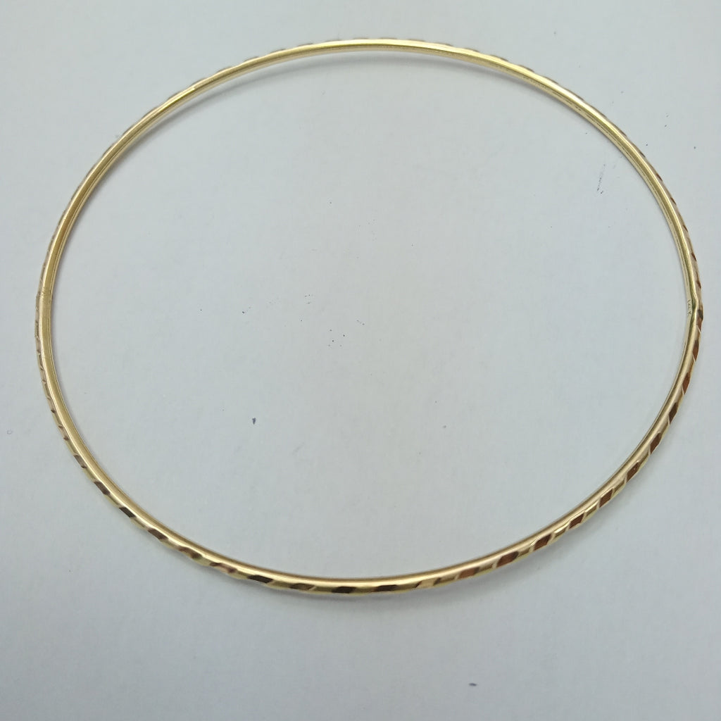 PULSERA RIGIDA ORO 14 K 3.1 GRMS (SEMINUEVO)