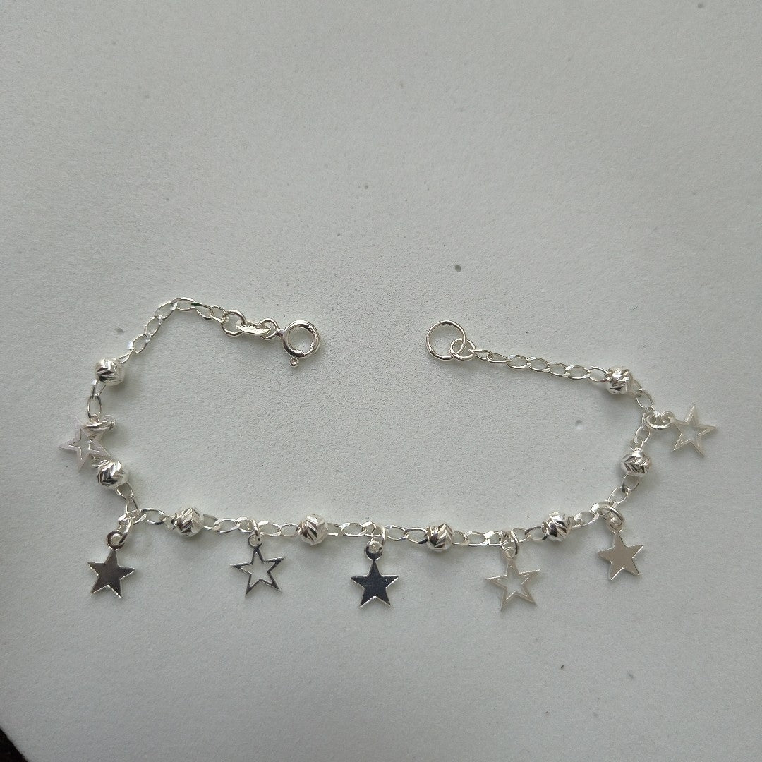 PULSERA TEJIDO ESPECIAL PLATA .925 18 CM 3.1 GR (NUEVO)