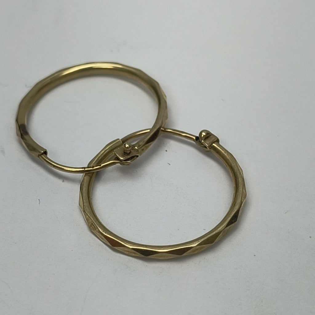 ARRACADAS PAR ORO 14 K 2,10 GRMS (SEMINUEVO)