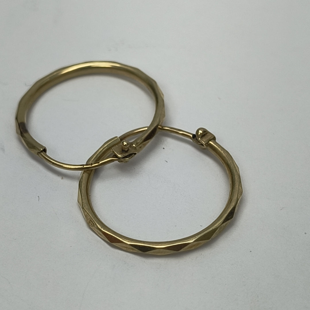 ARRACADAS PAR ORO 14 K 2,10 GRMS (SEMINUEVO)