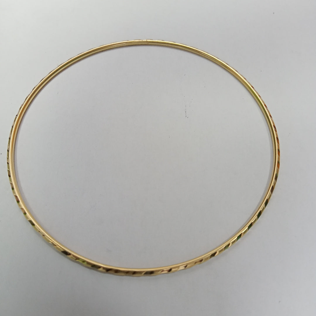 PULSERA RIGIDA ORO 14 K 3.1 GRMS (SEMINUEVO)