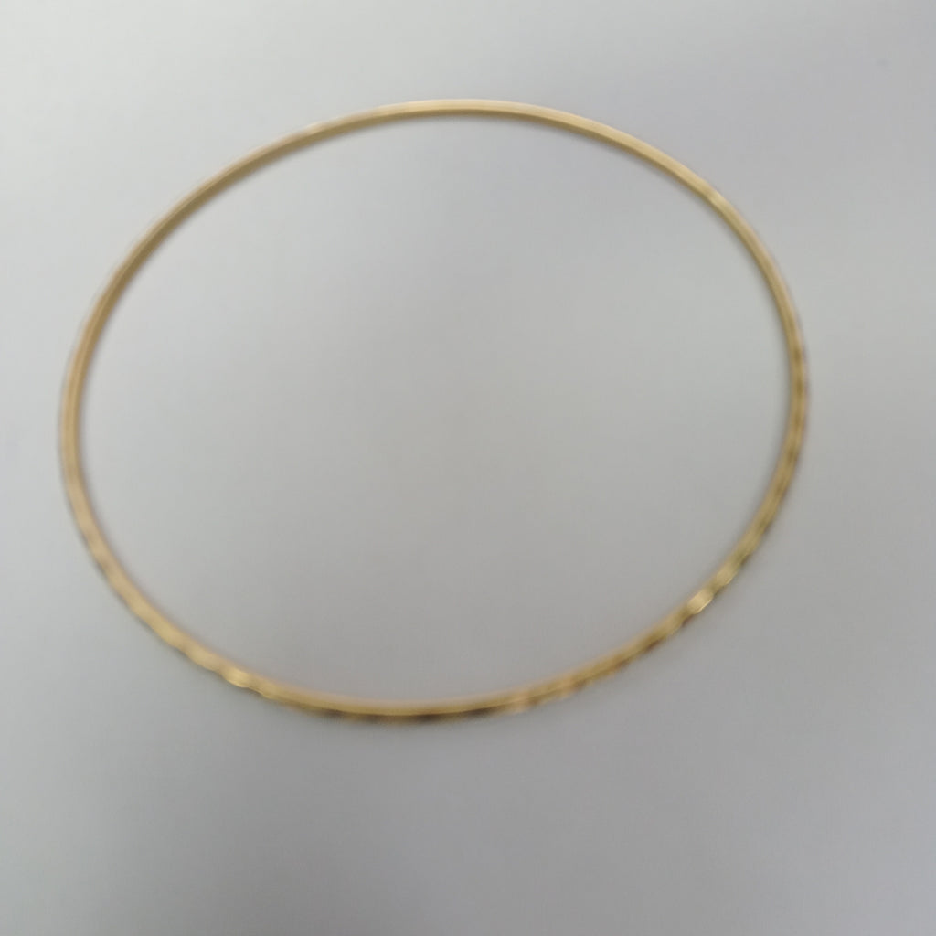 PULSERA RIGIDA ORO 14 K 3.1 GRMS (SEMINUEVO)