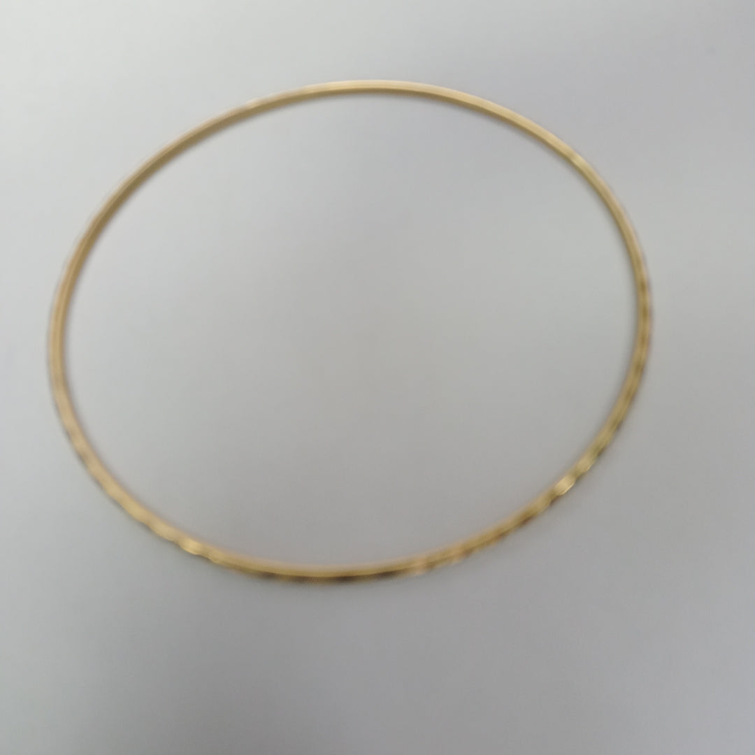 PULSERA RIGIDA ORO 14 K 3.1 GRMS (SEMINUEVO)