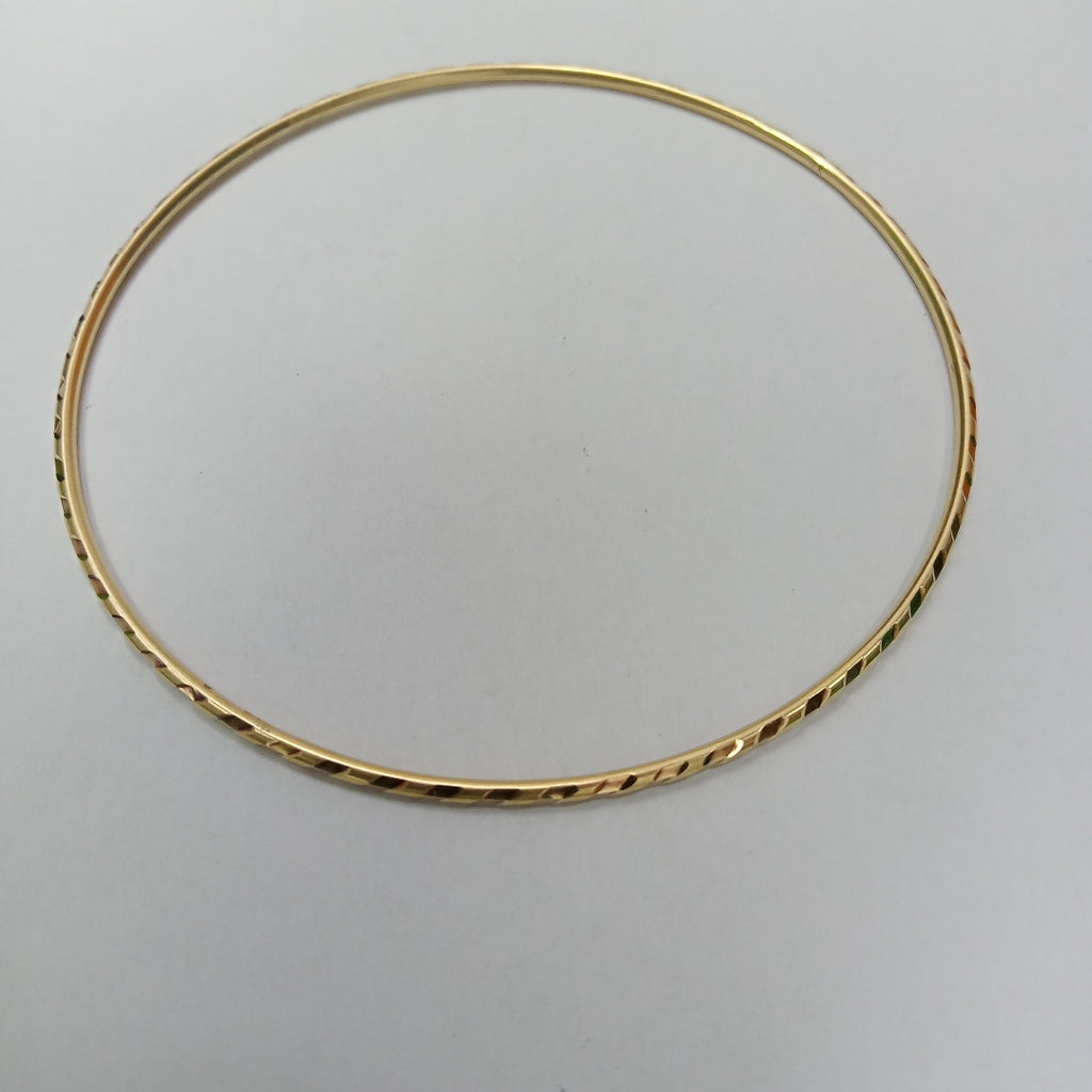 PULSERA RIGIDA ORO 14 K 3 GRMS (SEMINUEVO)
