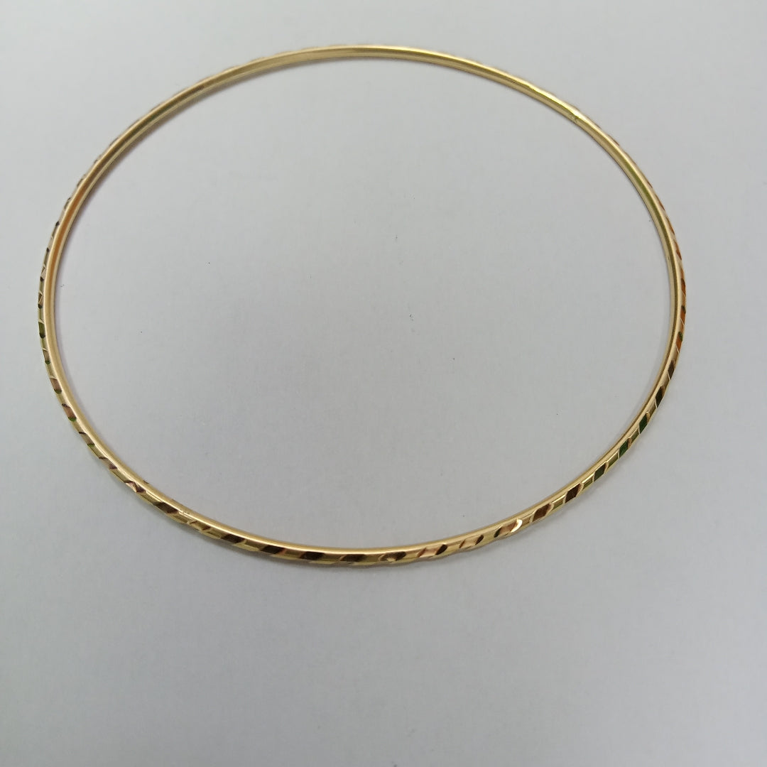 PULSERA RIGIDA ORO 14 K 3 GRMS (SEMINUEVO)