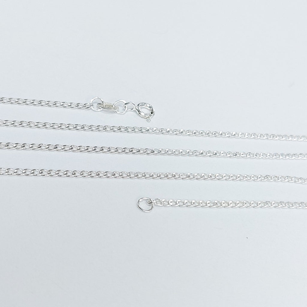 CADENA TEJIDO BARBADO PLATA .925 60 CM 4.1 GR (NUEVO)
