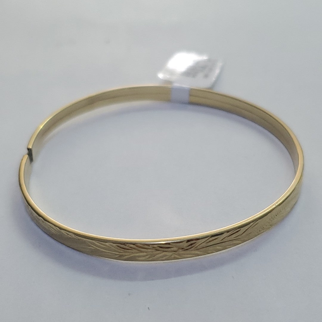 PULSERA RIGIDA ORO 10 K 5.3 GRMS (SEMINUEVO)