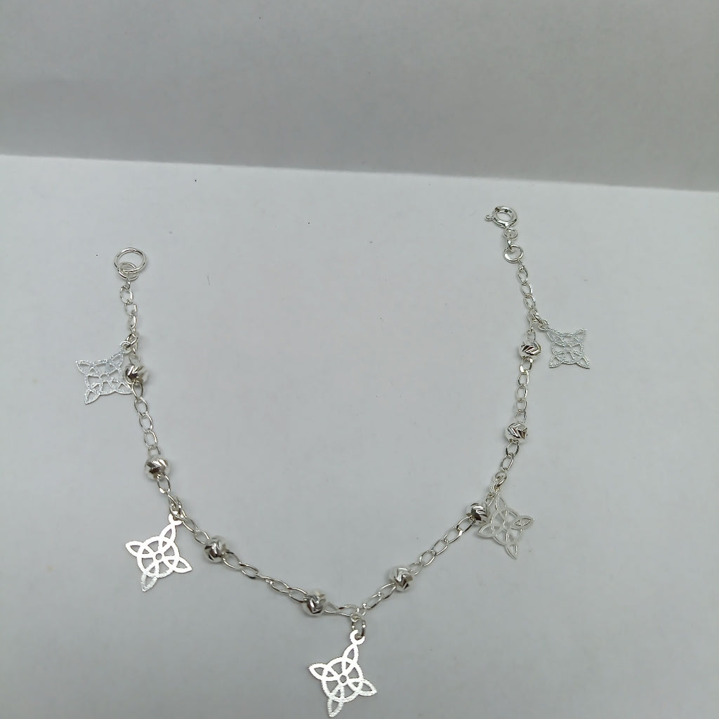 PULSERA TEJIDO ESPECIAL PLATA .925 18 CM 3.2 GR (NUEVO)