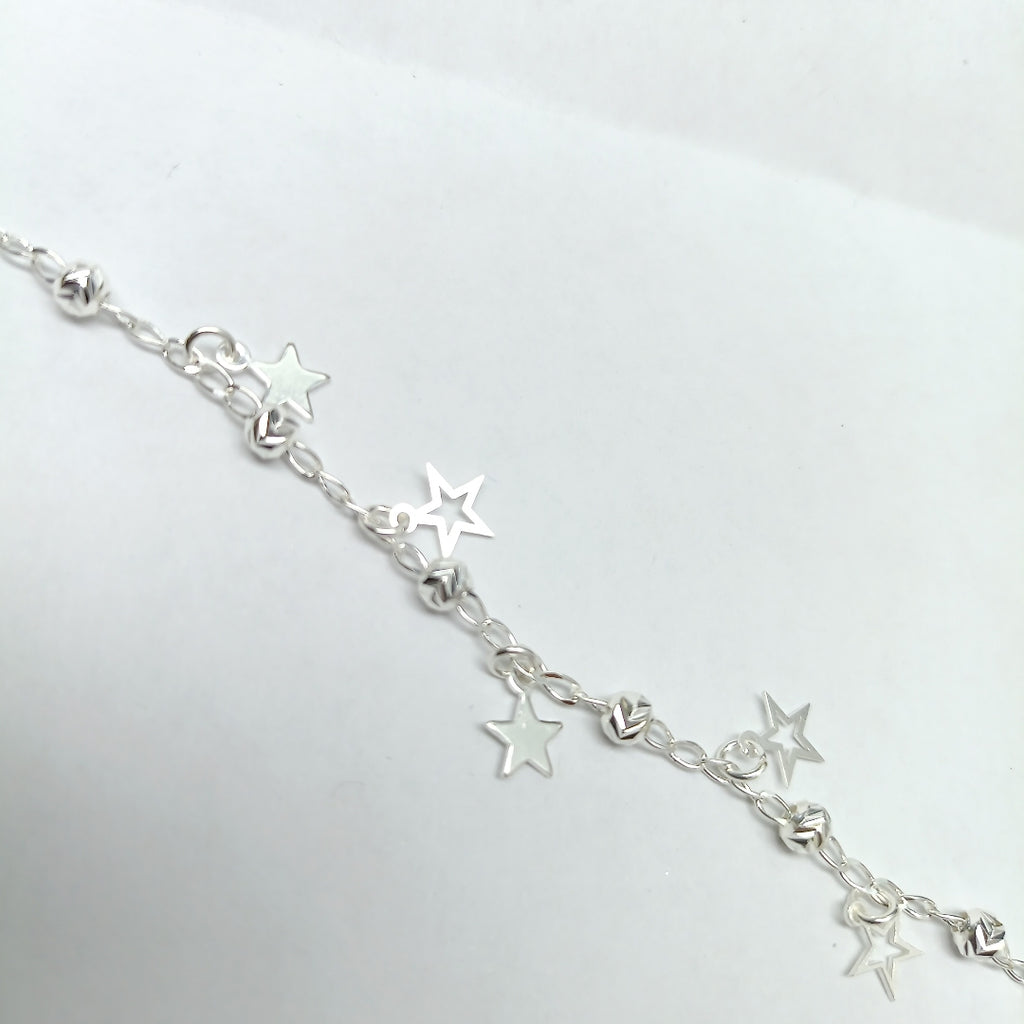 PULSERA TEJIDO ESPECIAL PLATA .925 18 CM 3.1 GR (NUEVO)