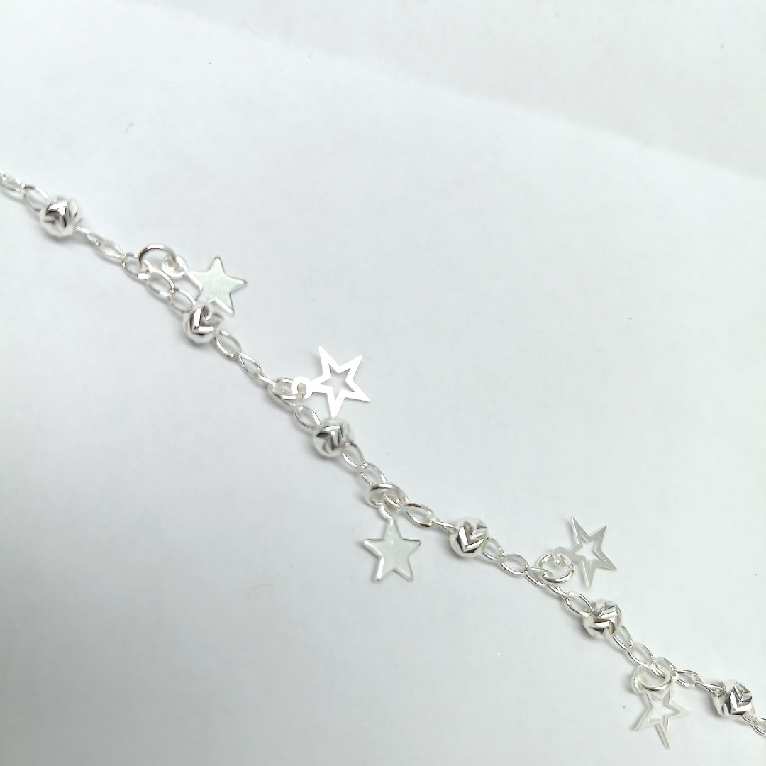 PULSERA TEJIDO ESPECIAL PLATA .925 18 CM 3.1 GR (NUEVO)