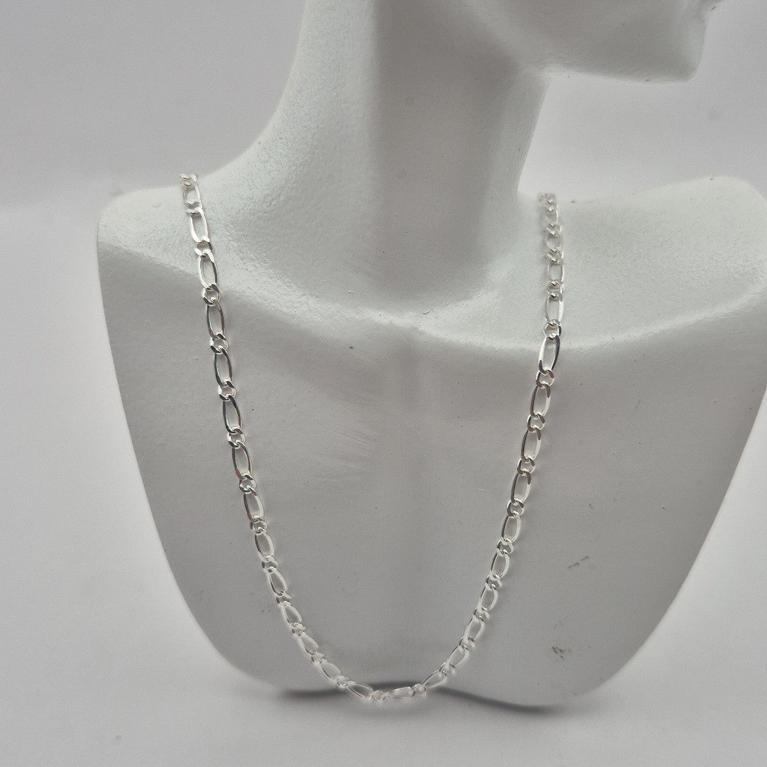 CADENA TEJIDO 1X1 PLATA .925 55 CM 3.3 GR (NUEVO)