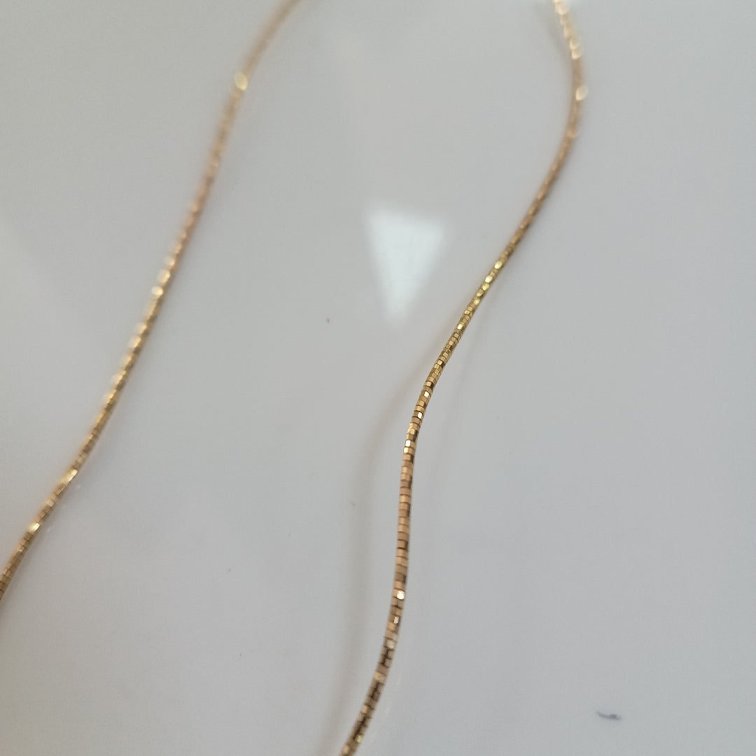 GARGANTILLA ORO COMBINADO 10 K 5.6 GRMS (SEMINUEVO)