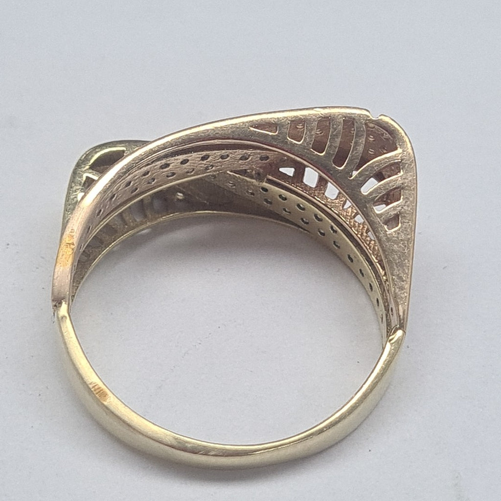 ANILLITO ORO COMBINADO 14 K 2.8 GRMS (SEMINUEVO)