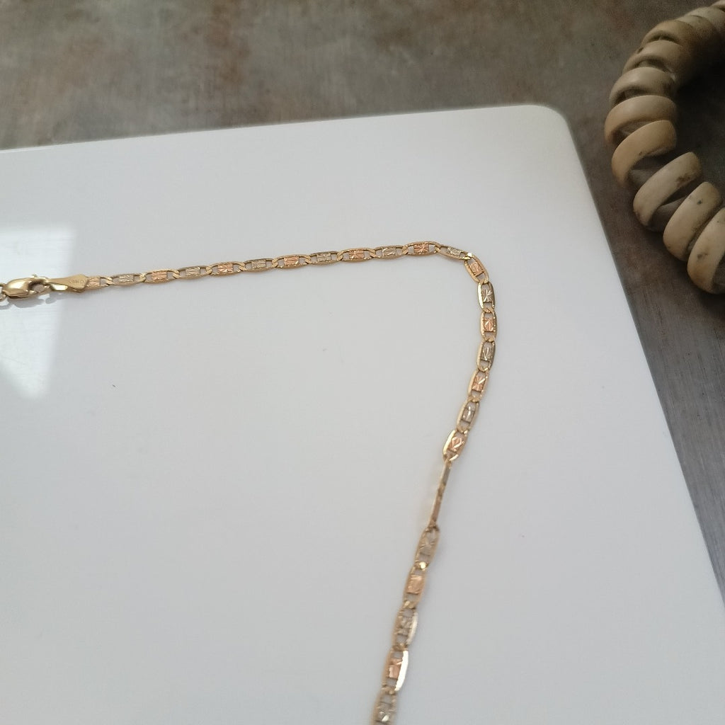 CADENA ORO COMBINADO 10 K 6.3 GRMS (SEMINUEVO)