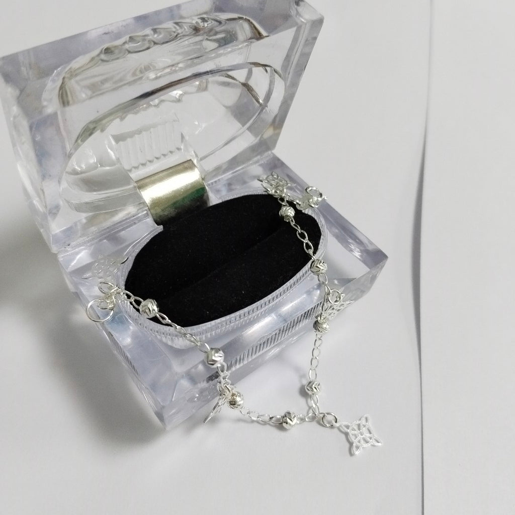 PULSERA TEJIDO ESPECIAL PLATA .925 18 CM 3.2 GR (NUEVO)