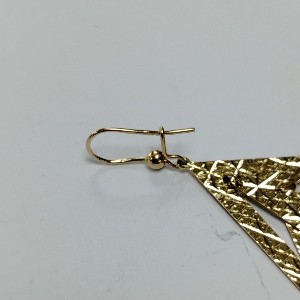 ARETES PAR ORO 14 K 5,00 GRMS (SEMINUEVO)