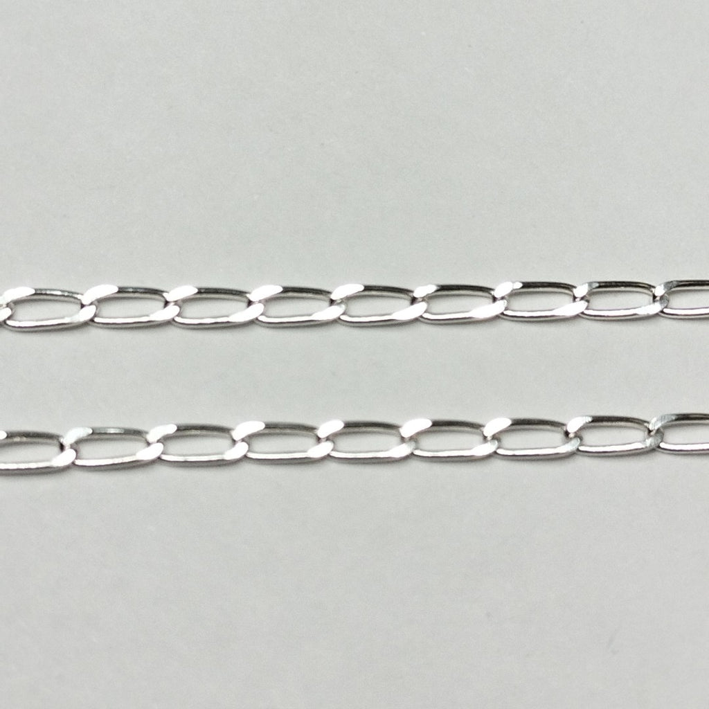 CADENA TEJIDO ESLABONES PLATA .925 55 CM 2.9 GR (NUEVO)